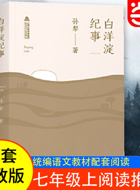 当当网正版书籍 白洋淀纪事 64篇无删减完整版 七年级上册 中学生课外阅读 增加注释 含 荷花淀 芦花荡 报纸的故事短篇散文精选