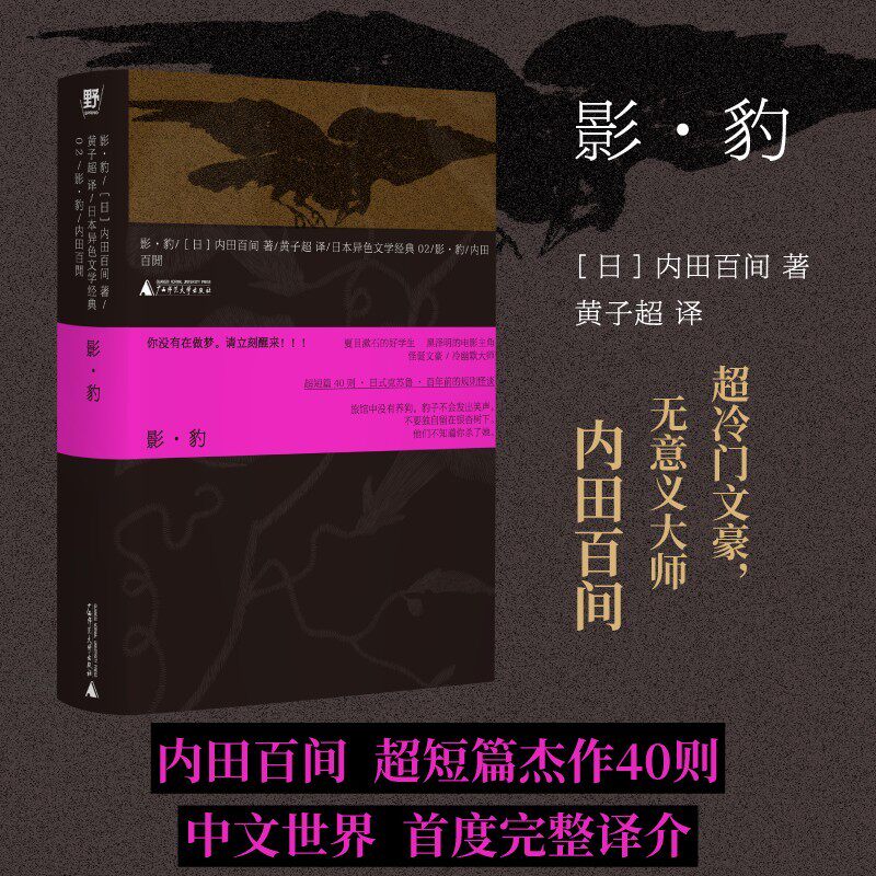 【当当网】影豹 夏目漱石爱徒内田百间超短篇杰作集 日式克苏鲁+大正规则怪谈40则 写日常里的裂痕 现实中的迷宫 外国小说正版书图片