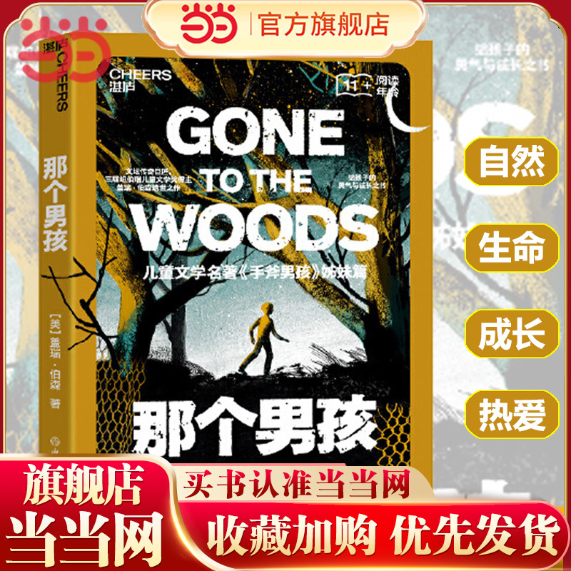 当当网包邮 那个男孩 手斧男孩姊妹篇给孩子勇气与成长的真实传记纽伯瑞大奖作者 儿童文学故事书一二三四年级小学生课外阅读书籍