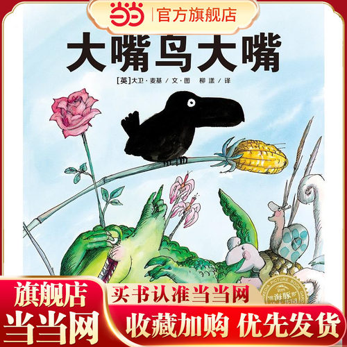海豚绘本花园：大嘴鸟大嘴（平装）