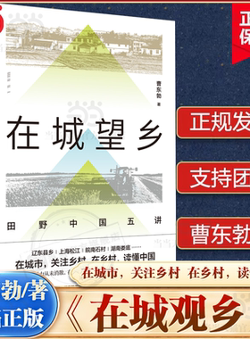 【当当网】在城望乡田野中国五讲 曹东勃关注乡村读懂中国社会宏大变革城乡协调发展研究辽东松江皖南娄底卢迈赵树凯曹锦清推荐