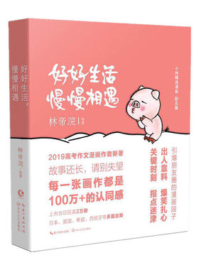 好好生活，慢慢相遇（上市1小时狂销2万册直至断货，2019年高考作文题，新冠疫情期间进驻方舱医院温暖无数医患的“小林漫画”全
