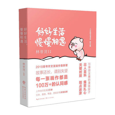 好好生活，慢慢相遇（上市1小时狂销2万册直至断货，2019年高考作文题，新冠疫情期间进驻方舱医院温暖无数医患的“小林漫画”全