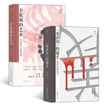 当当网 大沨丛书系列·孙述宇名著新读（2册套装）：金瓶梅的艺术+《水浒传》的 孙述宇 后浪 民主与建设出版社 正版书籍