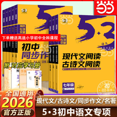 当当网正版53初中语文专项突破