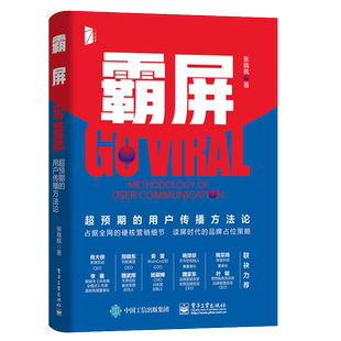 当当网 霸屏：超预期的用户传播方法论 张晓枫 电子工业出版社 正版书籍