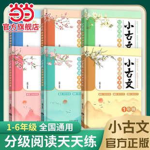 当当网正版 小古文分级阅读天天练 小学生一二三四五六年级一百课小学语文基础知识1-6年级国学经典古诗词大全阅读理解同步古诗词