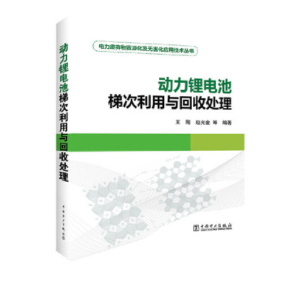 电力废弃物资源化及无害应用技术丛书  动力锂电池梯次利用与回收处理 中国电力出版社 正版书籍