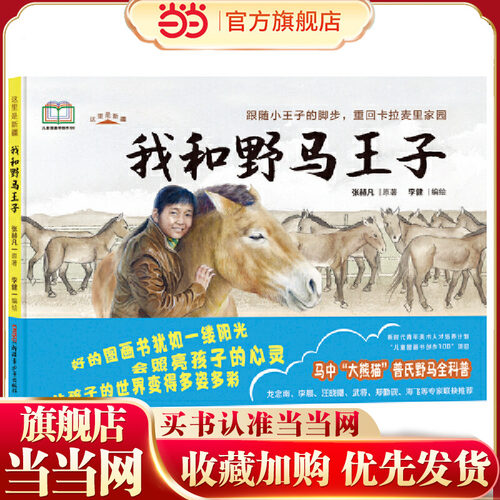 这里是新疆·我和野马王子 一本书了解比大熊猫还珍贵的普氏野马，感受野性的力量，科普+真实故事改编 流浪百年的普氏野马，踏上