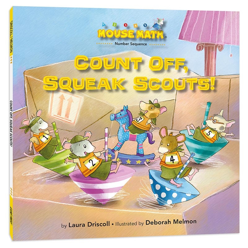 鼠小弟爱数学：一起来报数 Count Off, Squeak Scouts!-封面