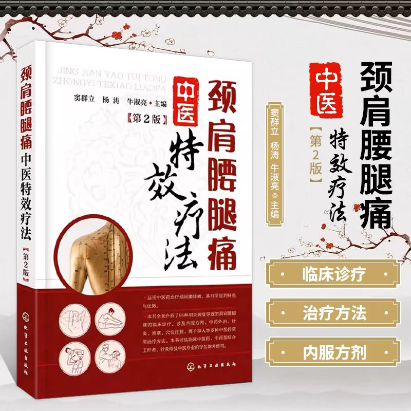 当当网 颈肩腰腿痛中医疗法（第2版） 颈肩腰腿痛中医内外治疗法大全 55种相关病临床治疗 中医学穴位按摩康复训练治疗临床医学书