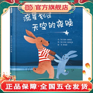 當當網 夜晚 老師推薦 兒童早教啟蒙繪本幼兒園親子睡前圖畫故事書 流星劃過天空