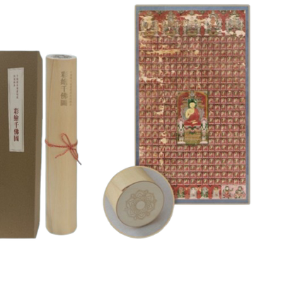 中国国家图书馆藏敦煌纸本彩绘千佛图