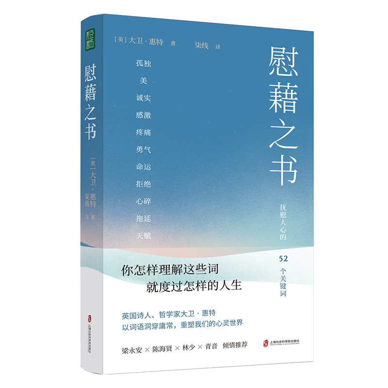 【当当网】慰藉之书 抚慰人心的52个关键词 慰藉你人生中艰难的时光 梁永安 陈海贤等倾情力荐 正版书籍