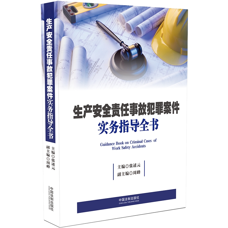 【当当网】生产安全责任事故犯罪案件实务指导全书 中国法制出版社 正版书籍