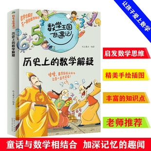 数学王国奇遇记 历史上的数学解疑 7-12岁小学生二三四五六年级课外阅读 数学中的十万个为什么