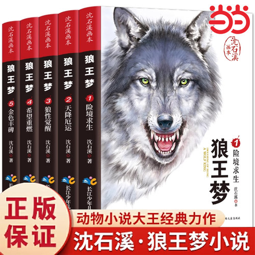 沈石溪狼王梦全5册动物小说大王