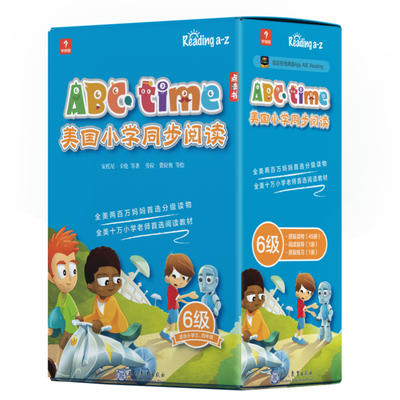 学而思ABCtime6级英语小学3-4年级7-8-9岁美国小学同步阅读 raz英文分级阅读readingA-Z原版引进美国必修教材 新版点读版