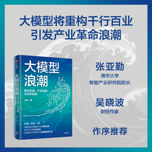 百度集团执行副总裁沈抖作品 张亚勤 吴晓波作序推荐 大模型浪潮 正版 产业变革与未来趋势 中信出版 商业机遇
