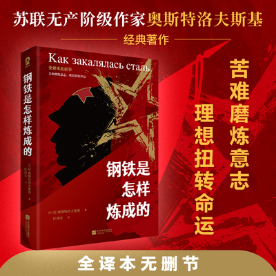 钢铁是怎样炼成的 奥斯特洛夫斯基著世界名著正版全译本无删节八年级学生课外阅读书籍儿童课外书名著外国经典文学当当正版