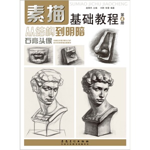 【正版书籍】素描基础教程.从结构到明暗4.石膏头像