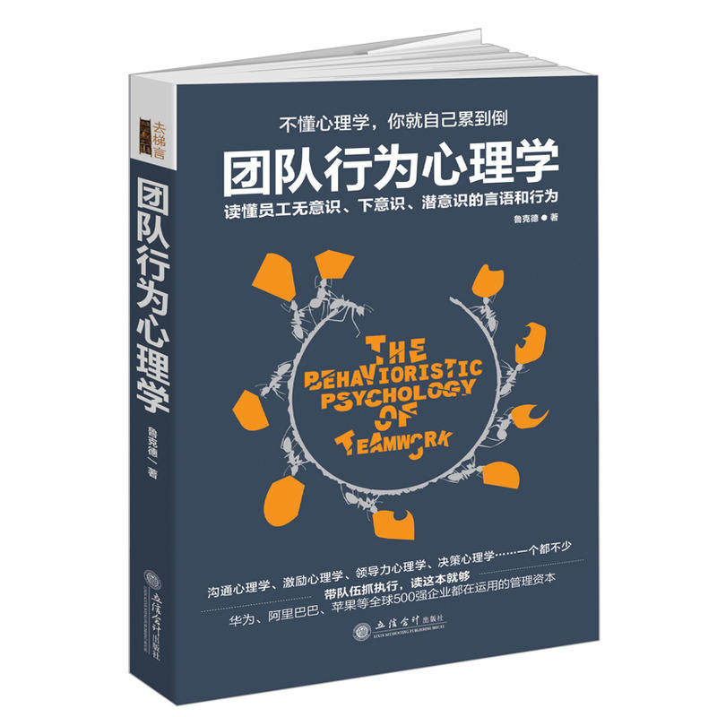 团队行为心理学（去梯言系列）读懂员工无意识、下意识、潜意识的言语和行为，带队伍抓