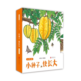 老师推荐 当当网 水果篇 快长大 儿童早教启蒙绘本幼儿园亲子睡前图画故事书 小种子