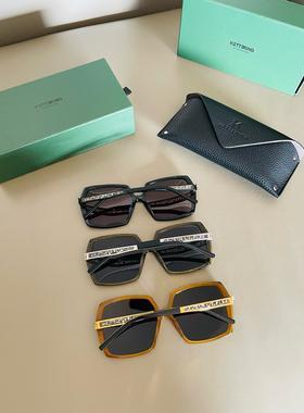 KETTERING卡缇琳板材墨镜防紫外线太阳镜小众奢华镜片抗蓝光