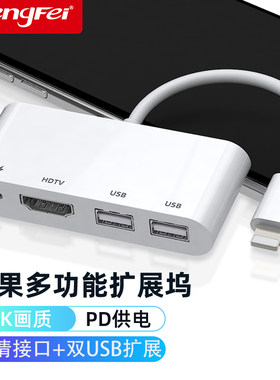 苹果转hdmi接电视机可读U盘