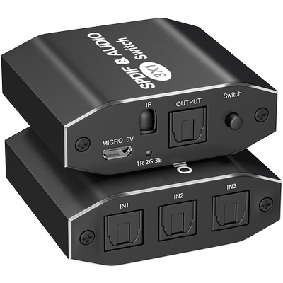 光纤切换器三进一出无损高音质