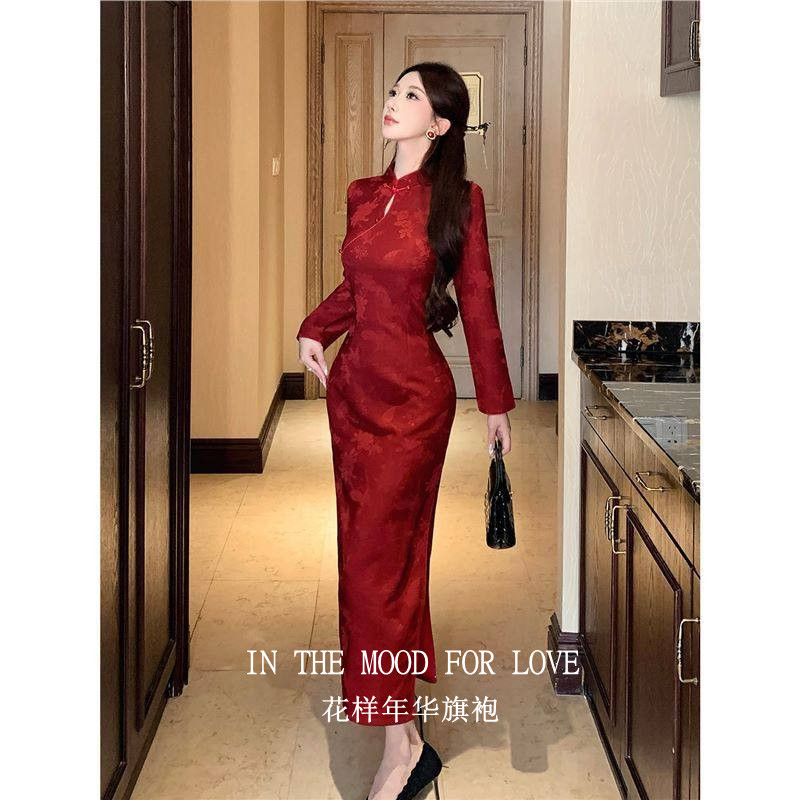 红色敬酒服新娘2025新款