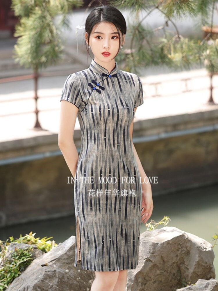 【花样年华旗袍】新款2026少女小个子气质改良高贵年轻连衣裙绝美