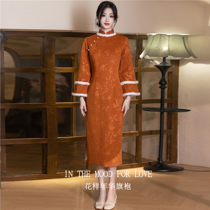 冬季2025新款少女加绒长袖