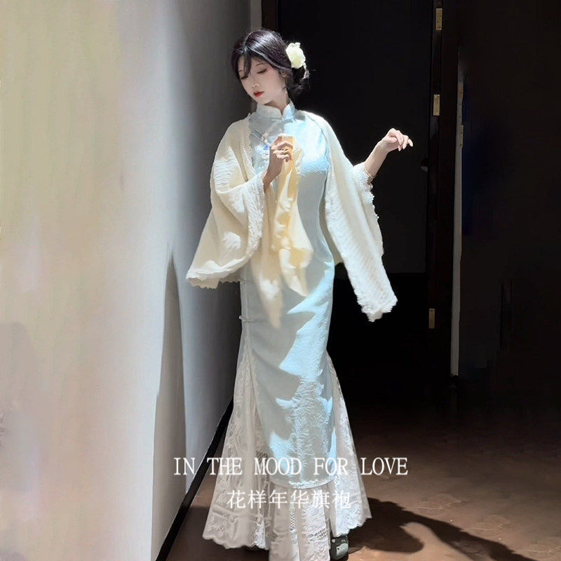 2026新款少女新中式收腰连衣