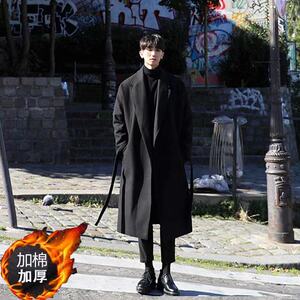 秋冬季男装呢大衣中长款风衣外套1205-1080常规P60加棉P65图片