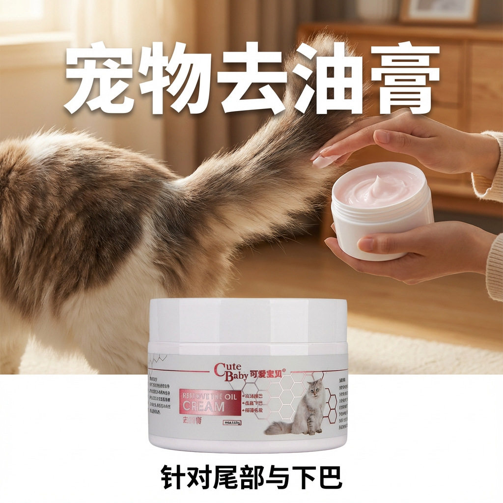 可爱宝贝猫咪清洁膏洗澡液沐浴露护毛素油尾巴黄胡子用宠物款