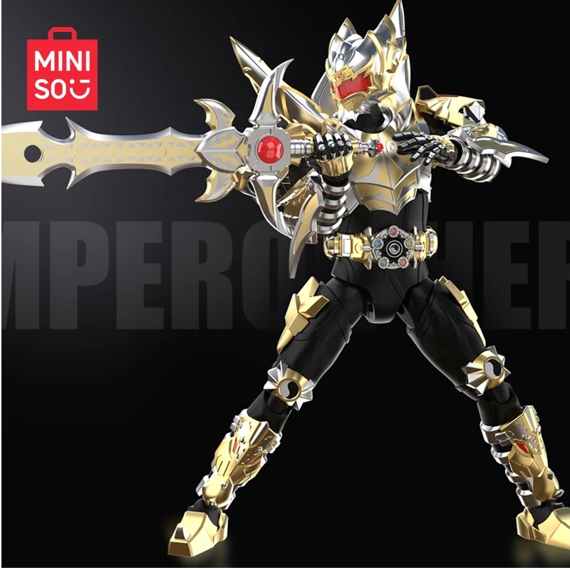 MINISO名创优品铠魂帝皇侠15周年典藏模玩机甲超可动人偶成品模型