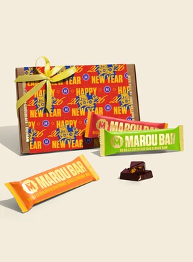 越南专卖店直邮MAROU BAR小吃巧克力能量棒礼盒内3种口味小盒大盒