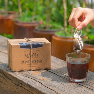 直邮La Viet越南大叻 精选阿拉比卡挂耳咖啡 每盒100g (内10包)