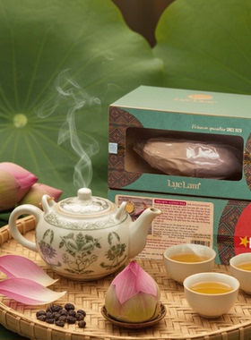 越南空运直邮Luc Lam超高端茶 Tra Sen Lotus Tea 冻干莲花茶15g