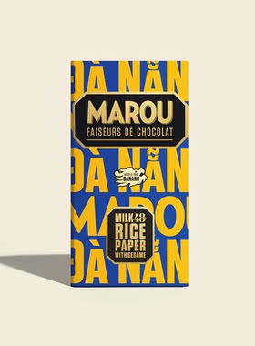 直邮MAROU限定版包装创意精品巧克力高端生日商务送礼 排块 80g