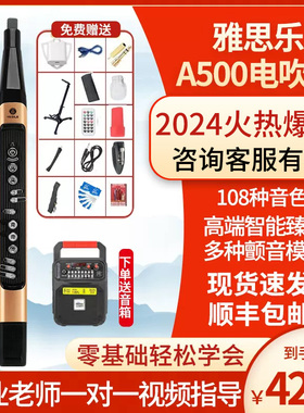 雅思乐电吹管A500电吹管中老年人初学者葫芦丝笛子萨克斯