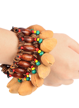 Schwinger手链手工制作手串乐器民族舞蹈手摇铃非洲鼓打击乐伴奏