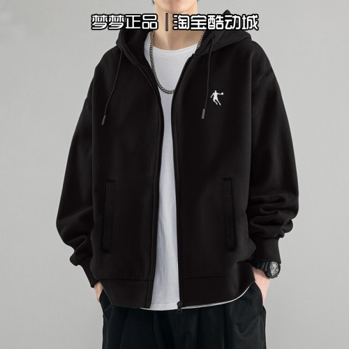 耐克nike男装2025新款运动休闲舒适针织连帽夹克外套BV2649-010