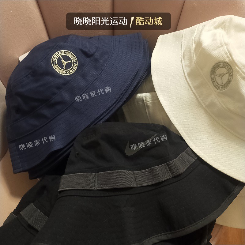 正品代购耐克防晒情侣盆帽渔夫帽