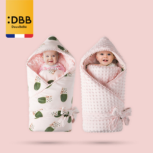 douxbebe包被初生新生加厚款抱被