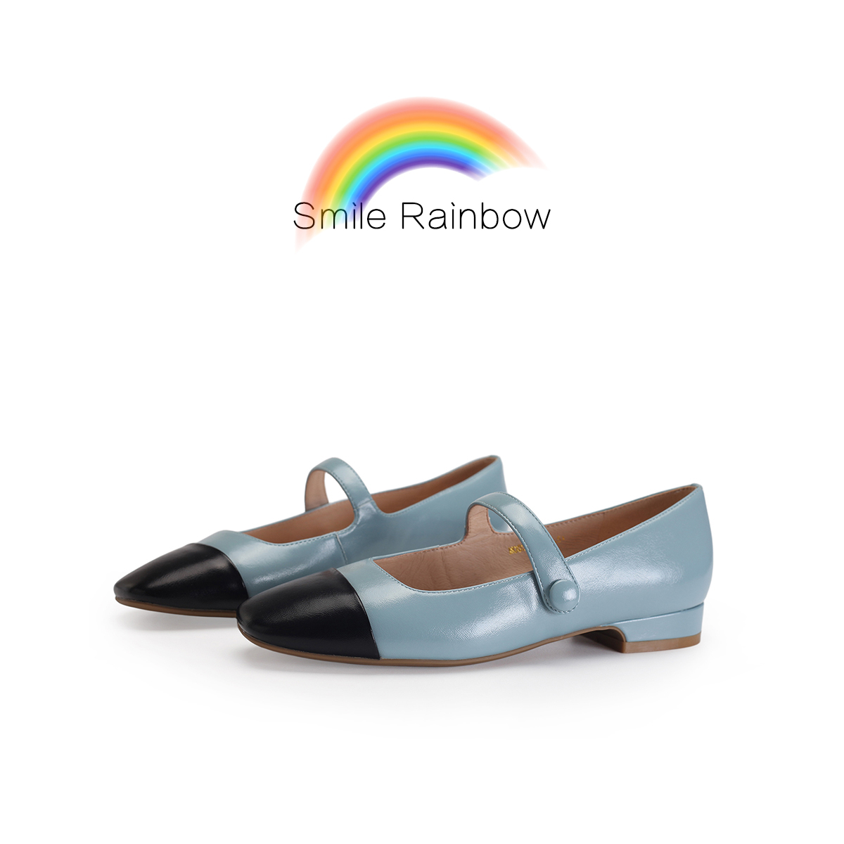 SmileRainbow方头玛丽珍单鞋女
