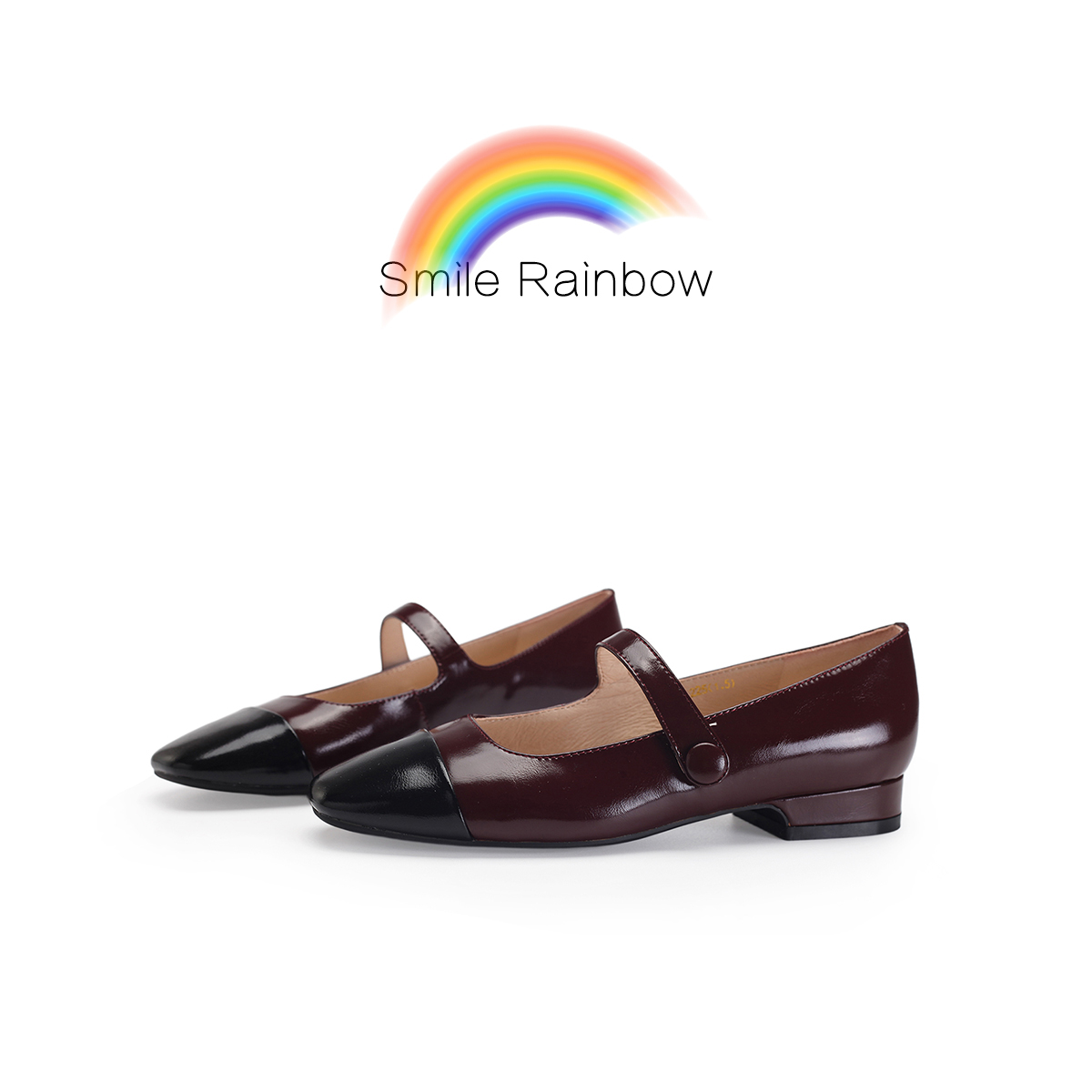 SmileRainbow方头玛丽珍单鞋女