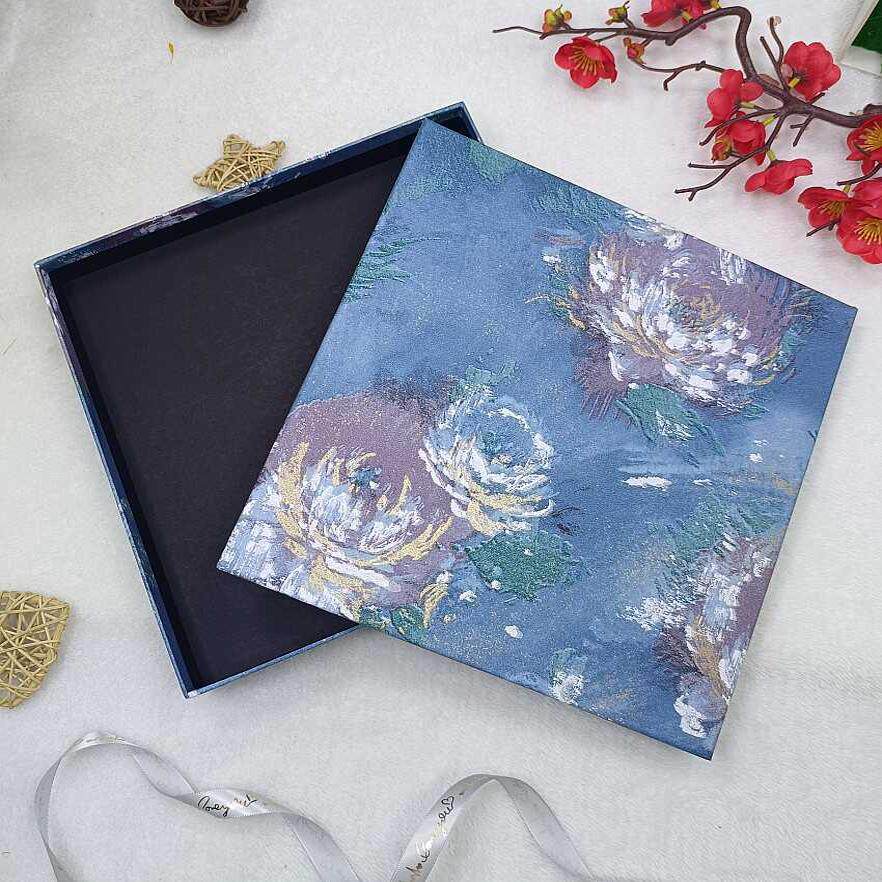 手账油画花朵包装浮雕纸特种纸图片