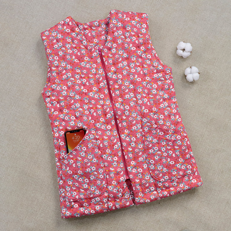 秋冬季加厚手工纯棉花马甲男女士保暖背心内外穿口袋开衫拉链坎肩,女装/女士精品,马夹,淘宝优惠券,粉丝福利购,淘宝优惠卷